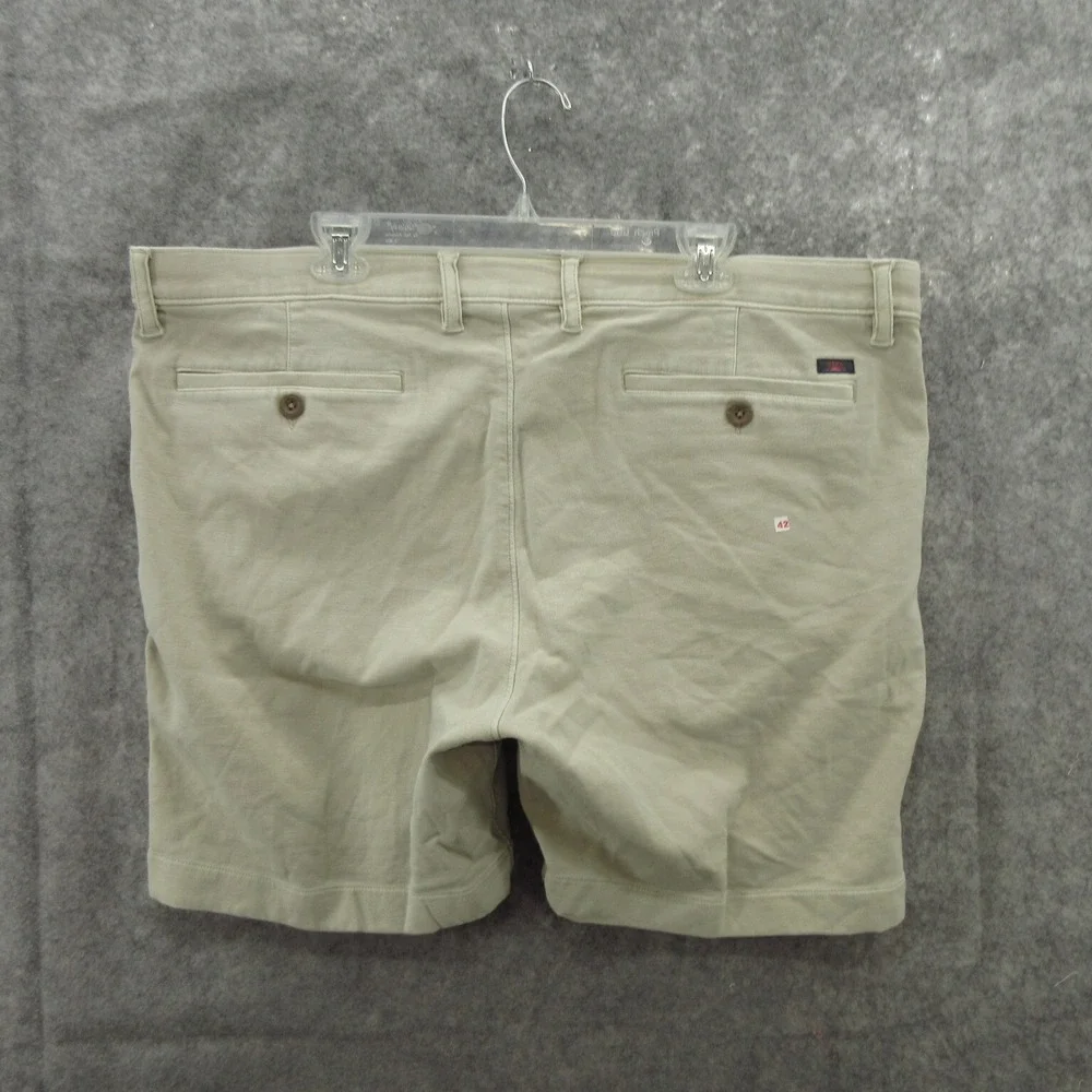 Faherty Men's Chino Shorts 42 Stone Cotton Blend Stretch Terry 7